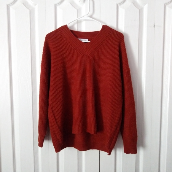 Brown V Neck Sweater Size Lg - Picture 7 of 7